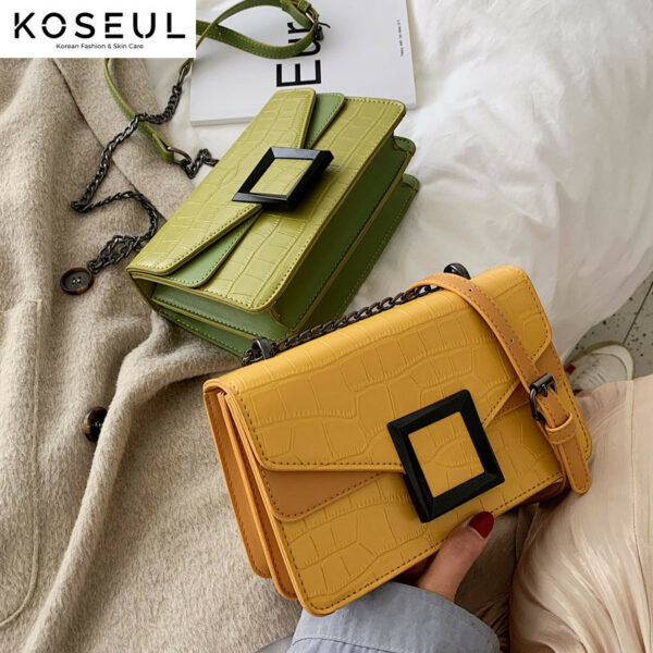 1613179356295 Korean Style Pattern Shoulder Bag Fashion Personality Messenger Small Bag