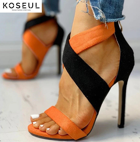 1614667219579 Women's Fashion With Color Matching Sandals