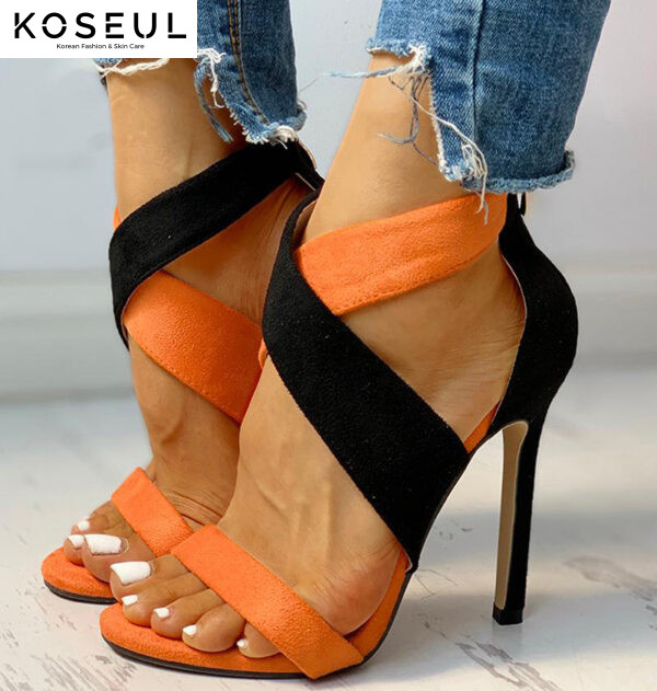 1614667219580 Women's Fashion With Color Matching Sandals