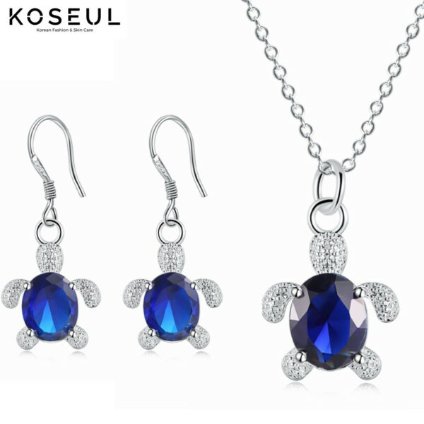 1618899454804 Korean Trendy Jewelry Turtle Necklace Set Wholesale Creative Gifts For Women Personalized Fine Accessories