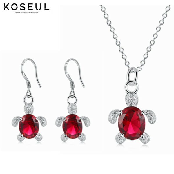 1618899474683 Korean Trendy Jewelry Turtle Necklace Set Wholesale Creative Gifts For Women Personalized Fine Accessories