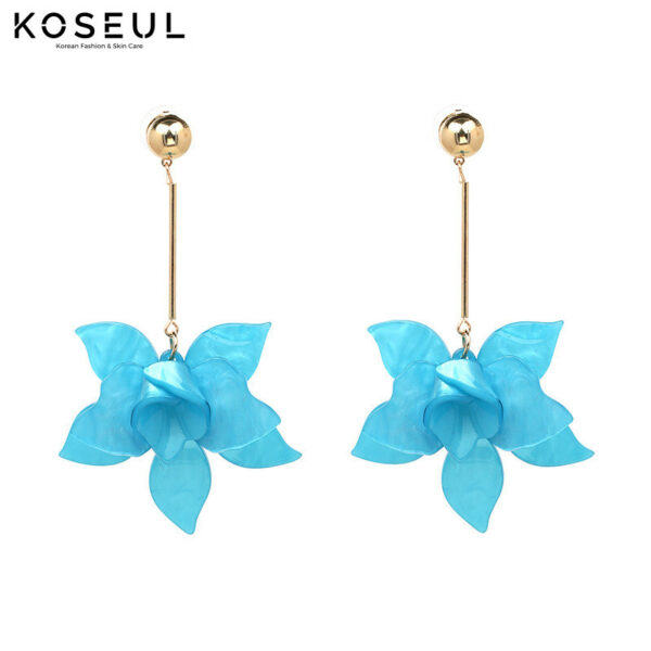 1620021175427 Jewelry Big Flower Earrings, Female Accessories, Earrings, Korean Jewelry, Fashion All-Match