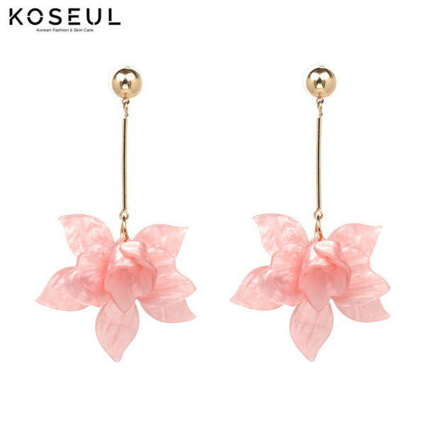 1620021175428 Jewelry Big Flower Earrings, Female Accessories, Earrings, Korean Jewelry, Fashion All-Match