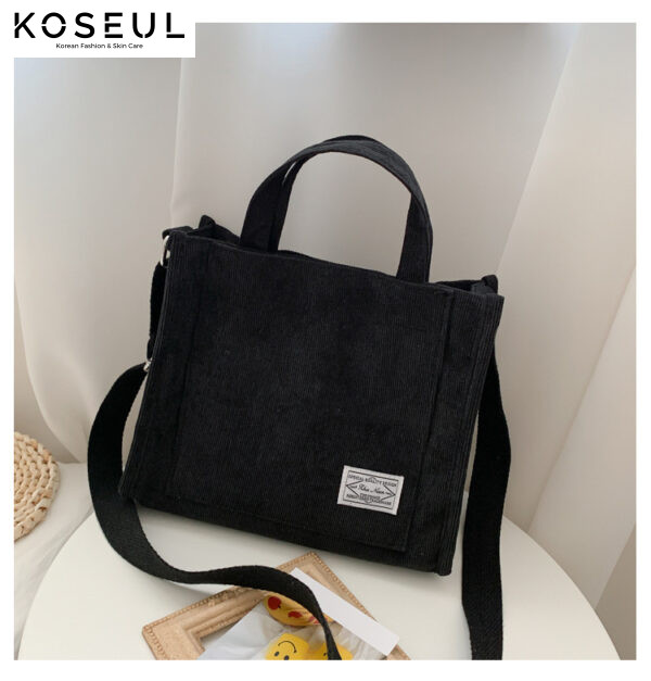 1620266340458 Korean Style Corduroy Canvas Bag