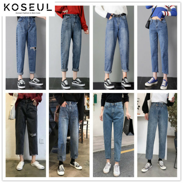 1622625047548 Summer New Style Korean Women'S High-Waisted Thin Wide-Leg Jeans