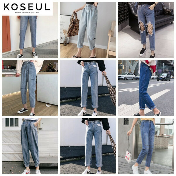 1622625047559 Summer New Style Korean Women'S High-Waisted Thin Wide-Leg Jeans
