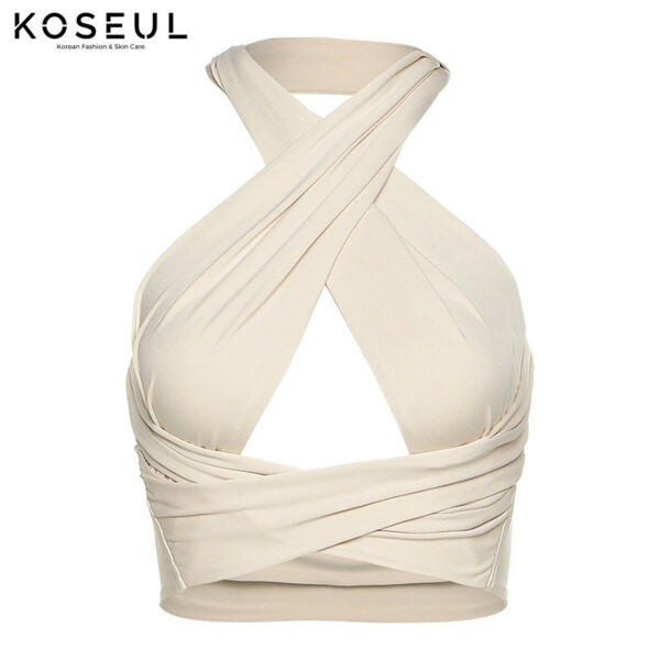 1623659088798 Korean Women'S Bandage Vest Top