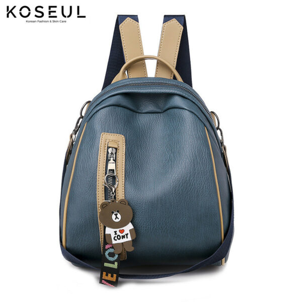 238063043066 1 Backpack female Korean version Oxford cloth canvas camouflage fashion casual wild lady backpack travel bag