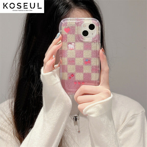 3778dfeb 8b57 4d7d ab1e be1e6a4d7d22 Korean-style Print Rabbit With Sequin Phone Case