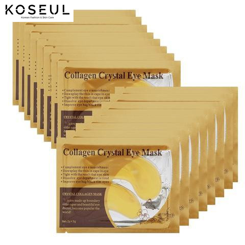 415055200960 Beauty Gold Crystal Collagen Patches For Eye Moisture Anti-Aging Acne Eye Mask Korean Cosmetics Skin Care