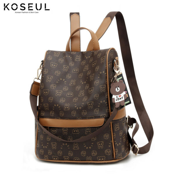 42405817646730 new Korean fashion ladies bags soft leather backpack