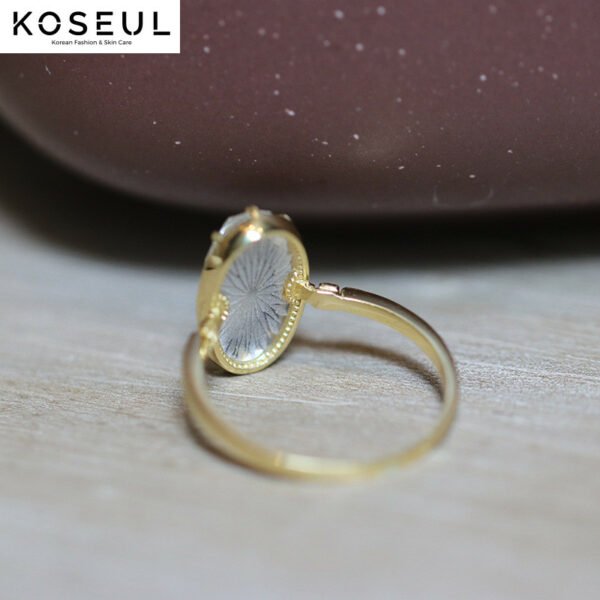 484904947537 Japan and South Korea Simple Carved Quartz Ring