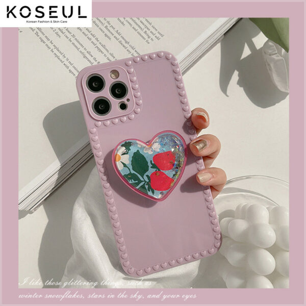 99bbb2a2 489f 4d36 b433 3b0b45460cdd New Korean Style Flower Phone Case