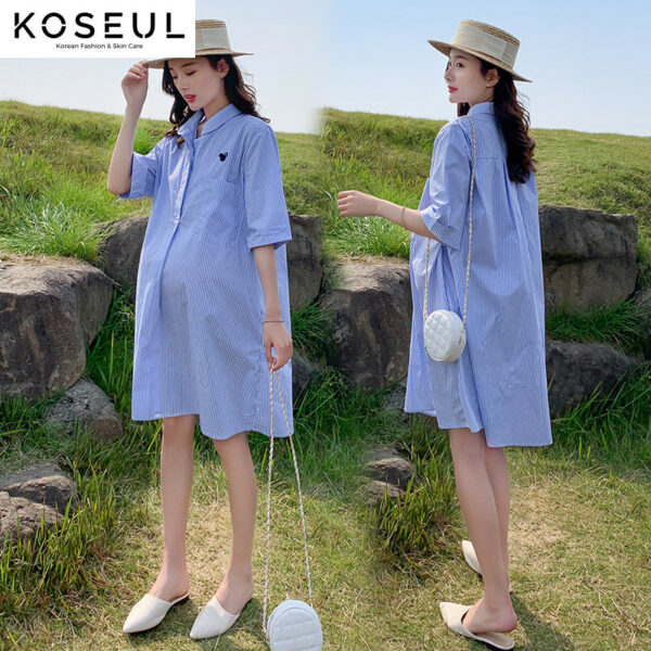 af2904a7 750c 4104 9520 96c6308ac31d Breastfeeding Skirt Korean Version Midlength Loose Fashion Maternity